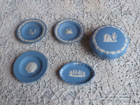 Collection of Blue Wedgewood Jasperware