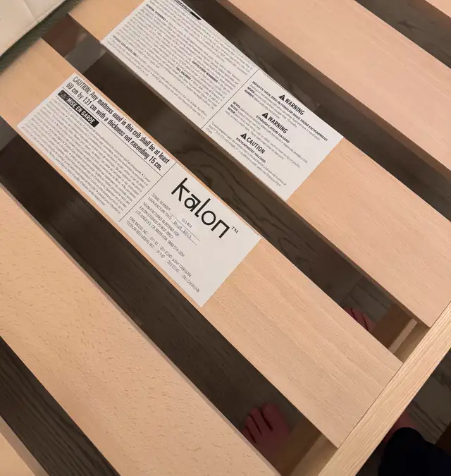 Brand new: Organic Baby Crib converts to Toddler Bed62864363812995124