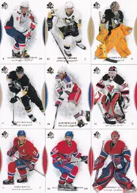 2007-08 UPPER DECK SP AUTHENTIC SERIE COMPLETE 1-100 CROSBY OVEC