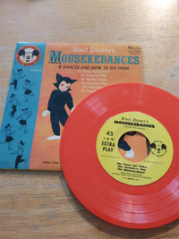 Disque disney mousekedances 45 rpm