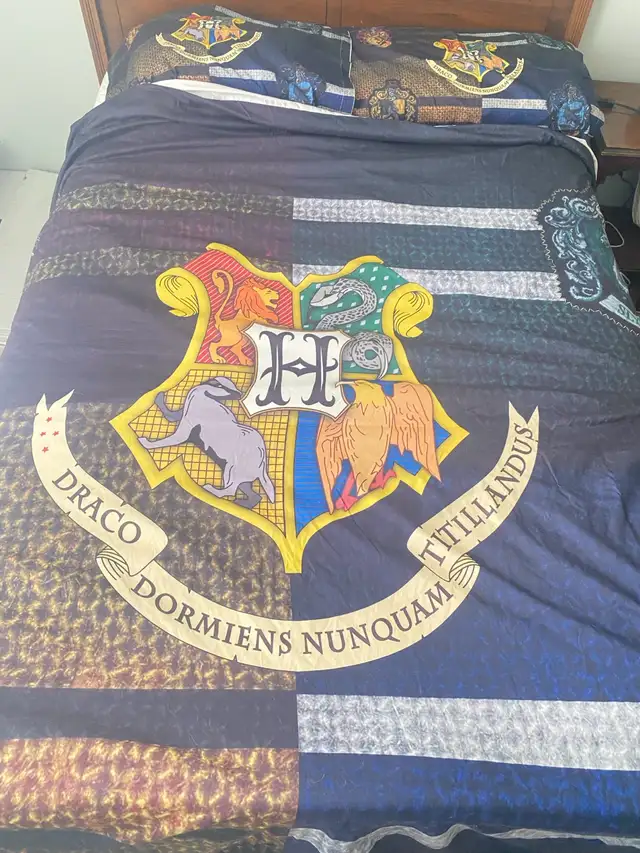 Harry Potter Queen Duvet and pillow shams in Bedding in Ottawa - Image 2