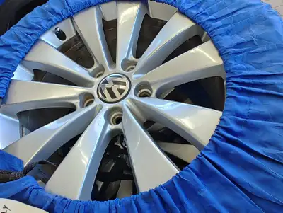Original VW CC wheels 235/45ZR17 W rated tires NEXAN NFERA SUPREME xl not even 3000 km on them purch...