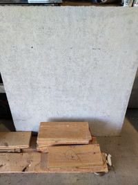 Cement Board and Drywall Remnants