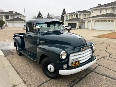 1955 GMC first series 5 window 235cid engine 3 on the tree Truck is a good runing driving take to sh...