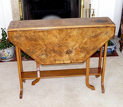 Antique Burled Sutherland Table in Home Décor & Accents in Kingston