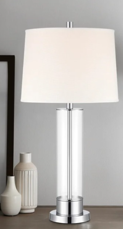 Glass Cylinder Table Lamp, View more