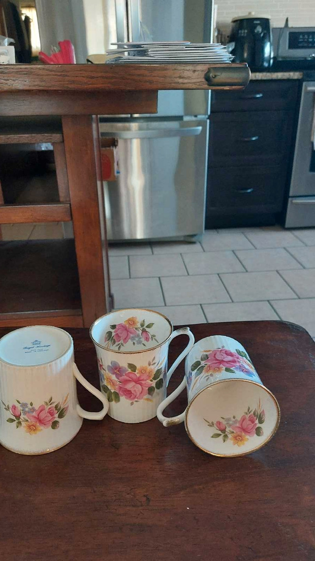 Regal Heritage Bone China Mugs in Kitchen & Dining Wares in Strathcona County