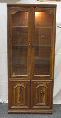 Lighted China Cabinet, very good condition.  $100