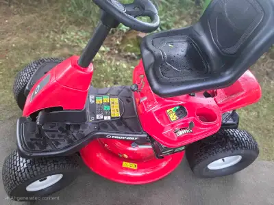 Toro 30" deck lawn tractor, View more