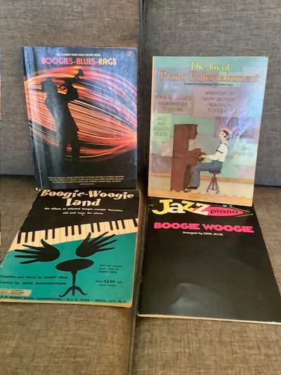 8 Vintage Boogie, Blues and Rag Music Books, View more