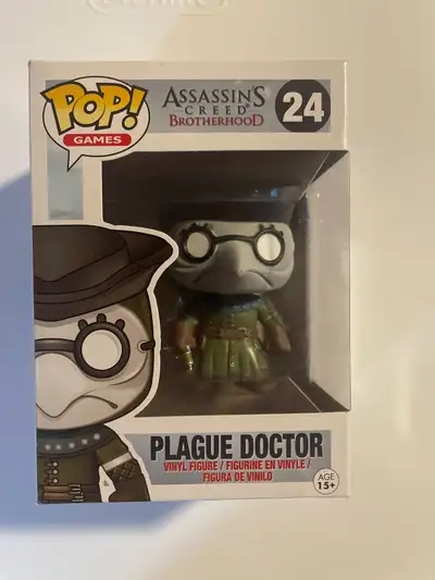 This is a Funko POP Games Assassin's Creed Brotherhood #24, featuring the Plague Doctor. Please note...