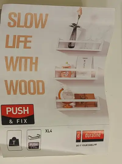 Duraline Floating Shelf Set | Push & Fix XL4 | Good Finds, View more