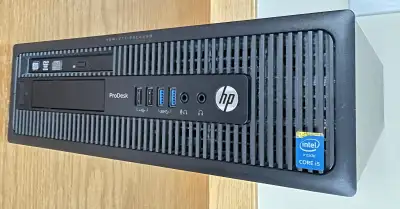 HP ProDesk i5 4590 8gb DDR3 128 gb SSD whole set PC, View more