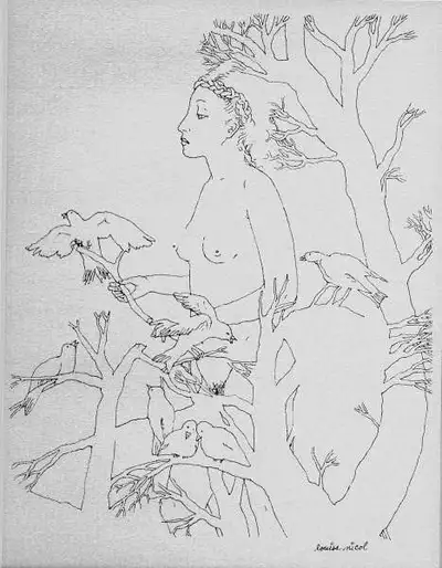 Femme oiseau - Louisa NICOL, artiste peintre, View more