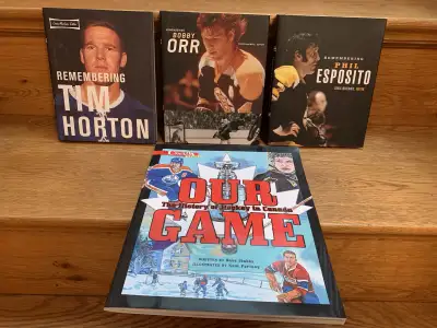 5 Hockey books, View more
