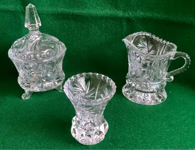 VINTAGE CLEAR CUT CRYSTAL, View more