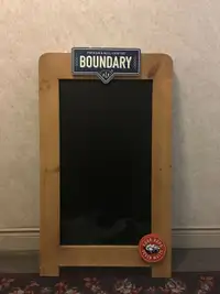 Boundary Ale (Moosehead Breweries) - Menu chalkboard (New)