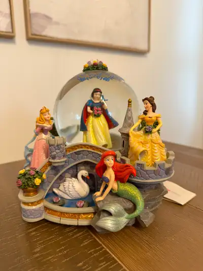 DISNEY STORE princess snow globes, View more