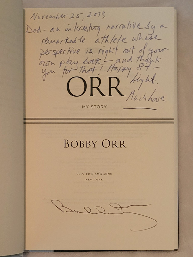 Orr: My Story by Bobby Orr Signed by Bobby Orr in Non-fiction in City of Toronto - Image 3