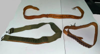 3 OLDER LIKE NEW RIFLE AMMO BELTS WITH BULLET LOOPS