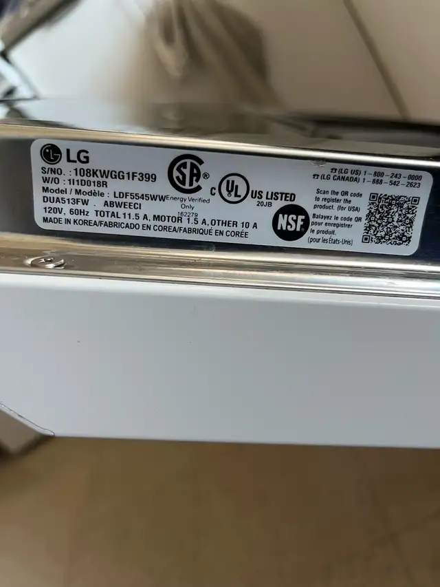 LG Dishwasher414906795489372163