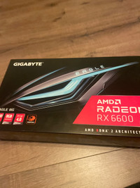 Brand new GPU Rx6600 XT eagle with free gaming mouse.