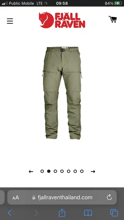Like new Fjallraven High Coast Men’s hiking trousers, 32. $90. , View more