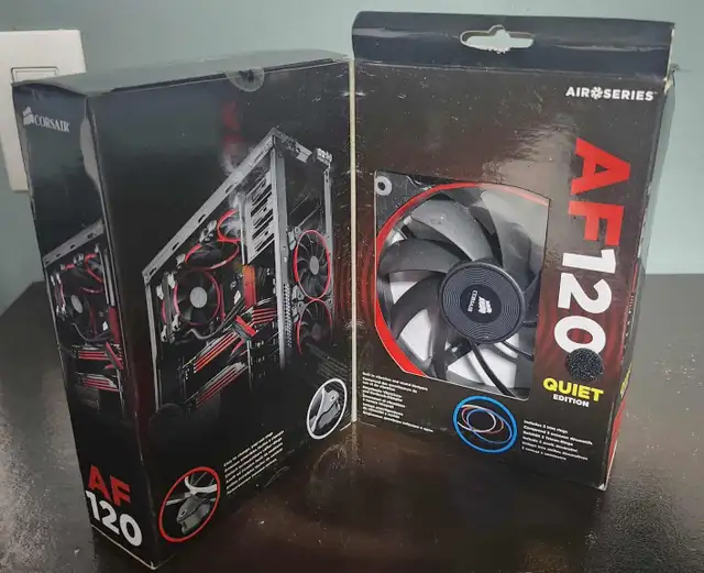 DOUBLE CORSAIR AF120 QUIET EDITION 120MM FAN – SEALED BOX - NEW63782626977921121