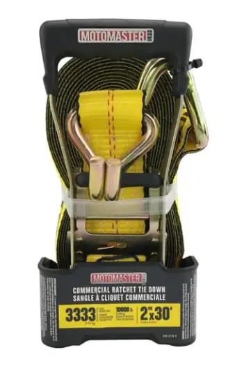 Motomaster 10,000-lb D-Handle Ratchet Tie Down Strap, 2" x 30', View more