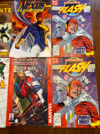 Vintage Comic Books - Spiderman, Flash, Archie, Richie Rich