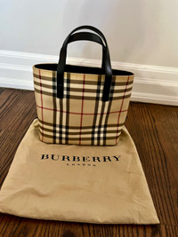 Preloved Burberry small tote bag