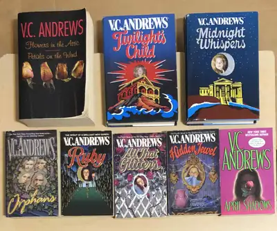 Lot of 8 V.C. Andrews novels Flowers in the Attic and more, View more
