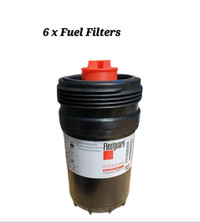 6 x Fleetguard FF63054NN fuel filter Cummins 5660774 


  