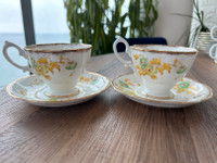 Rare Antique Royal Albert Crown China Tea Cups
