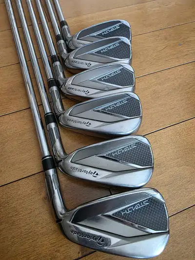 Taylormade Stealth RH Irons 5 - PW (Stiff Flex), View more