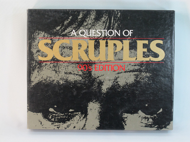 A Question of Scruples 90’s Edition Board Game 100% Complete in Toys & Games in Regina