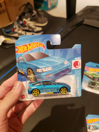 Hot wheels EURO SHORT CARD 1988 Honda CRX Blue