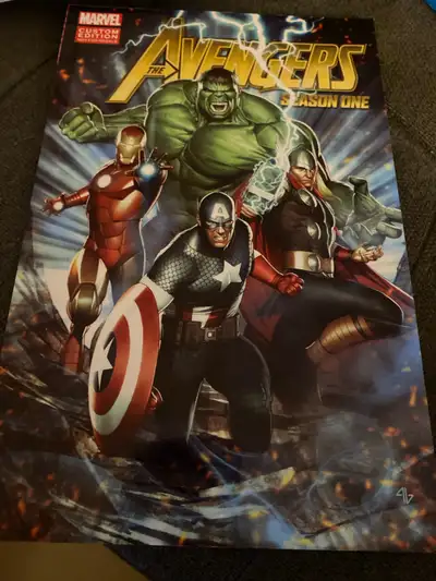This Marvel The Avengers Season One comic book is a fantastic addition for any collector, featuring...