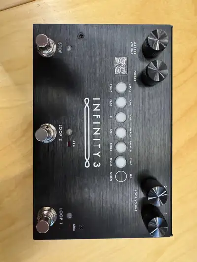 Pigtronix Infinity 3 Hi-Fi Stereo Double Looper Pedal, View more