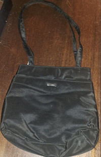 Black Nylon  Handbag Shoulder Bag Purse