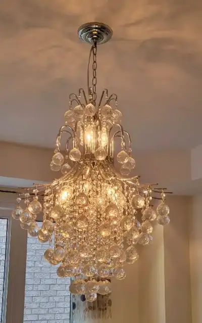 Elegant Crystal Chandelier, View more