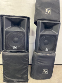 EV Sx300E Speakers in A condition *Pair with covers 