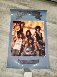 Bon Jovi - New Jersey Original Poster