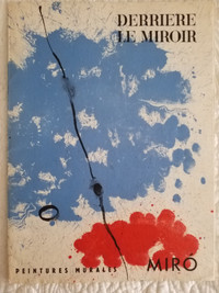 Joan Miro, 7 Lithographies, Derriere le Miroir,  No 128, 1961