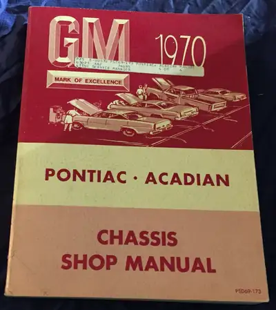 AM286 1970 Pontiac Acadian Chassis Shop Manual PSD69-173