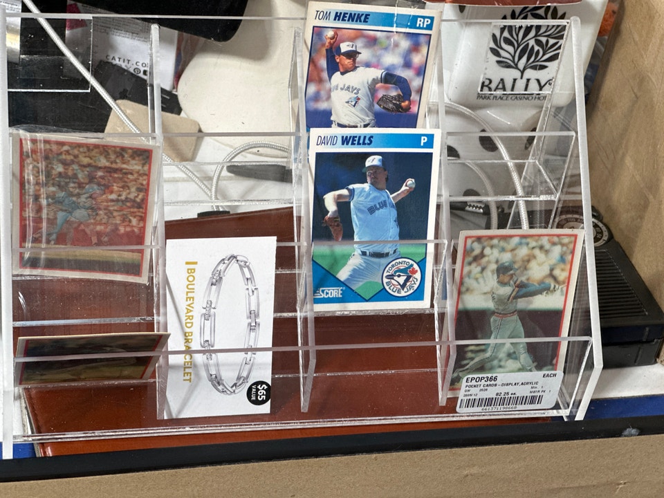 Acrylic Pocket Card Display Rack NEW $83.25 sticker | Hutches & Display ...