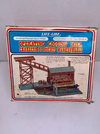 Life-Like Operating Logging Mill HO Scale (New / Old Stock), View more