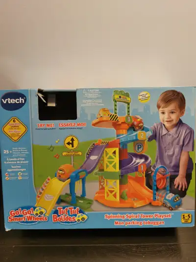 Vtech Spinning Spiral Tower Playset GOGO Smart Wheels, View more
