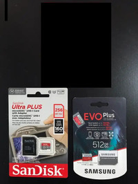 256GB / 512GB Micro SD Memory Cards_For Sale
