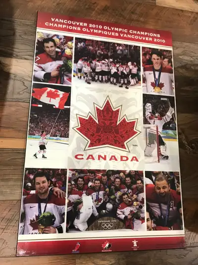 Vancouver 2010 Olympic hockey team Canada champion frame, View more